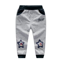 2019 New Arrival High Quality Cotton Trousers Boys Elastic Waist Straight Mid Solid Straight Full Length Fits  Size 2y-8years 2024 - buy cheap