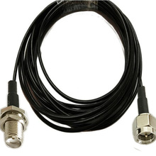 Porca aumento fêmea sma, conector macho sma, cabo de extensão rf rabo de porca para sma, cabo wi-fi de 50ohm 1/2/3/5/10/15/20m 2024 - compre barato