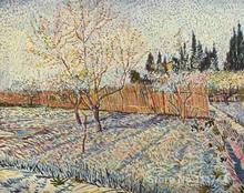 art for living room wall field on winter by Vincent Van Gogh paintings High Quality Hand painted 2024 - buy cheap