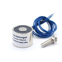 20/15 mm Suction 2.5KG 25N DC 5V/12V/24V Mini solenoid electromagnet electric Lifting electro magnet strong holder cup DIY 12 v 2024 - buy cheap