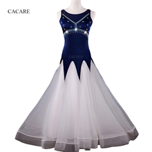 Ballroom Dance Competition Dresses Flamenco Standard Dancing Wear Costume Waltz Dress Tango Latina Customize D0614 Big Sheer Hem 2024 - buy cheap