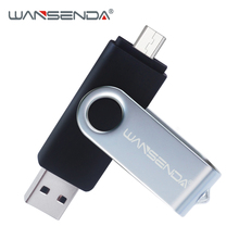 WANSENDA OTG USB Flash Drive 128GB Pen Drive for SmartPhone/PC 32GB 64GB 256GB External Storage Pendrive USB Memory Stick 2024 - buy cheap