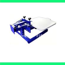 FAST and FREE shipping! New 1 Color Simple Screen Printing Press with Removable Pallet t-shirt printer equipment carousel 2024 - buy cheap