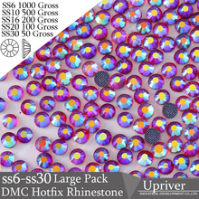 Upriver Wholesale Large Pack Bulk Packing Glass SS16 SS20 SS30 Siam AB Hotfix Rhinestones 2024 - buy cheap