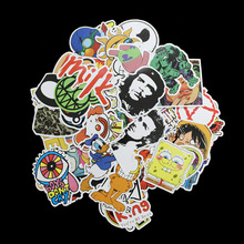 100Pcs / Lot Style C Pvc Waterproof Cartoon Style Funny Stickers For Laptop Motorcycle Skateboard Luggage Decal Toy Sticker 2024 - buy cheap