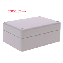 1PC Square 83x58x33mm Clear Cover Electronic Plastic Box Waterproof Electrical Junction Case For Electronic Projects Box #64195 2024 - buy cheap