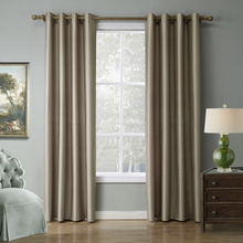 Europa e américa sólida cortina para o quarto decorativo cortina de janela cortina blackout frete grátis (um painel) 2024 - compre barato