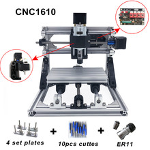 CNC 1610 con ER11, máquina de grabado cnc diy, mini fresadora Pcb, máquina de tallado de madera, enrutador cnc, cnc1610, los mejores juguetes avanzados 2024 - compra barato