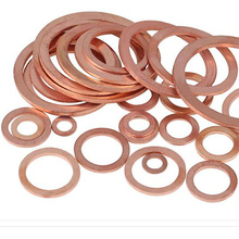 1pack Flat Ring Gasket M4-M14 Solid Copper Washer Sump Plug Oil Seal Fittings Boat Washers Fastener Hardware Accessories 2024 - buy cheap