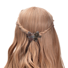 Fashion Jewelry Steampunk Gear Alloy Butterfly Spring Clip Hair Clip Popular Hair Accessories Metal Alloy 2024 - buy cheap