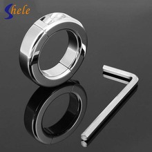 Stainless Steel Penis Cock Ring Sex Toys For Men Removable Lock Sperm Delay Ejaculation Lock  the Foreskin Cock Cage Penis Rings 2024 - buy cheap
