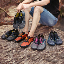 Men Women Barefoot Five Fingers Shoes Summer Beach Water Shoes For Outdoor Lightweight Men Aqua Shoes Fitness Sports Sneakers 2024 - купить недорого
