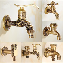 High quality brass finished total brass Garden Bibcock washing machine faucet outdoor faucet for Garden Faucet tap 2024 - buy cheap