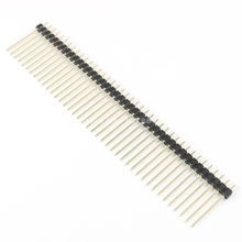 100pcs 2.54mm Pitch Male 40 Pin Single Row Straight Pin Header Strip Length 21mm 2024 - buy cheap