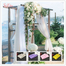 48CM * 5M Decoração Do Casamento Tecido Tule Rolo Carretel Home Decor Tulle Tutu Vestido de Seda Organza Partido DIY casamento Supplies7ZSH015 2024 - compre barato