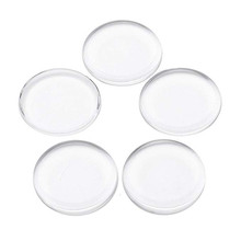 20pcs 18/25mm Clear Glass Cabochons Flat Round Cameo Settings Glass Pebbles Cabochons for Photo Jewelry DIY Making Decorate F70 2024 - buy cheap