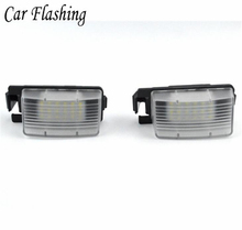 1 Set Car LED License Plate Lights Number Plate Lamp for Nissan Tiida Livina Versa For Infiniti Skyline V36 G35 G37 350Z 2024 - buy cheap