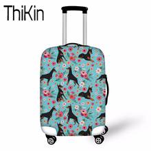THIKIN Luggage Cover Waterproof Elastic Protective Covers To 18-30 Inch Trolley Suitcase Abstract Pup Pattern Travel Rain Cover 2024 - buy cheap
