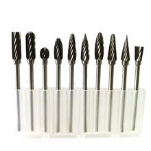 New 10PCS 3x6mm Tungsten Steel Solid Carbide Burrs Rotary Micro Drill Bit Tool Home Woodworking  Grinder Carving Bit Tool 2024 - buy cheap
