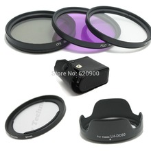 67mm Lens UV CPL FLD Filter Kit For Canon DSLR SX40 SX50 Adapter Ring +LH-DC60 Lens Hood+CASE 2024 - buy cheap