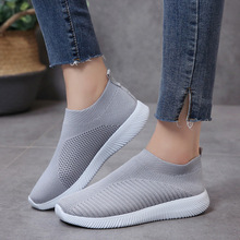 2019 Autumn Women's Fashion Casual Slip On Shoes Female Footwear Sneakers Flat Plus Size Shoes Ladies Comfort Walking Shoes 2024 - buy cheap