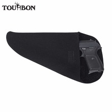 Tourbon-funda de silicona para pistola de tiro táctico, bolsa de almacenamiento, funda para calcetines, Protector de pistola, tela negra, 26CM 2024 - compra barato