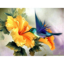 Full Square/Round Drill 5D DIY Flower Diamond Painting "Animal Hummingbird" 3D Embroidery Cross Stitch 5D Decor Gift 2024 - buy cheap