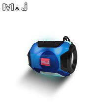 M & J-minialtavoz Bluetooth, reproductor de música de Audio estéreo Mp3, Subwoofer, LED, TF, USB 2024 - compra barato
