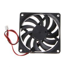 Disipador de calor para ordenador, ventilador de refrigeración sin escobillas, 24V, 2 pines, 80x80x10mm, PC, sistema de CPU, 8010 2024 - compra barato