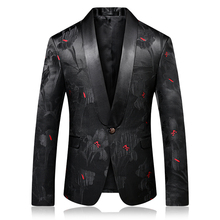 Black Red Blazer Slim Masculino Abiti Uomo 2020 Wedding Prom Blazers For Men Stylish Suit Jacket Chaquetas Hombre De Vestir 4xl 2024 - buy cheap