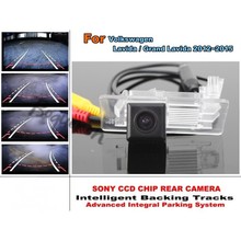 Smart Tracks Chip Camera / For Volkswagen VW Lavida / Grand Lavida HD CCD Dynamic Tragectory Parking Car Rear View Camera 2024 - buy cheap