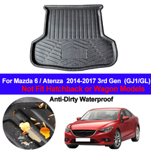 Tapete traseiro para mazda 6 atenza, 2014, 2015, 2016, 3ª, gj1, gl, 4 portas sedan, forro, caminhão 2024 - compre barato