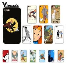 As aventuras de tintin phonecase para iphone 13 se 2020 6s 6plus 7 mais 8 8 mais x xs max 5 5S xr 2024 - compre barato