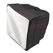 Softbox Flash Diffuser Soft Box Lambency Cover 9x9cm Black for canon nikon 2024 - buy cheap