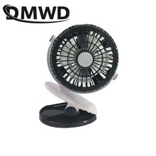 DMWD Wall Hanging Table Folder Electric Fan Rechargeable USB Clip Conditioning Cooler Portable MINI Desktop Air conditioner Fans 2024 - buy cheap