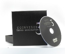 Coinvexed 3.0, edição de sharpie (dvd + mágica), truques de mágica assinados, moeda, curva, adereços, ilusionismo, jogos 2024 - compre barato