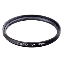 10pcs RISE(UK) 58mm Ultra-Violet UV lens Filter Protector for Nikon Canon Sony Pentax Sigma OM Free Shipping&tracking number 2024 - buy cheap