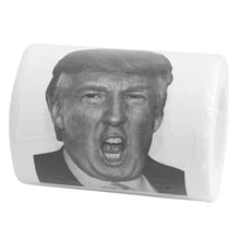 Дональд Трамп Humour рулон туалетной бумаги Новинка Забавный кляп подарок свалка модная Туалетная ткань #11 2024 - купить недорого
