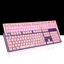 Hello Kitty laptop computer keyboard cartoon cute pink USB wired KT cat keyboard gaming for girls teclado gamer 2024 - buy cheap