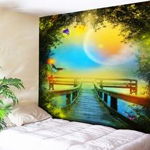 Romantic Butterfly Psychedelic Tapestry Moon Home Decor Hippie Wall Blanket Boho Large Wall Tapestries Bedside Background Cloth 2024 - buy cheap