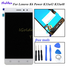For Lenovo K6 Power K33a42 k33a48 LCD Display touch Screen with Touch digitizer Assembly Repair parts for Lenovo K6 2024 - buy cheap