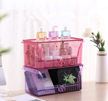 1PC Large Butterfly Bow Simple Transparent Acrylic Cosmetics Storage Box Makeup Jewelry Storage Organizer Organiser OK 0694 2024 - buy cheap