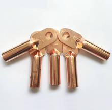 5Pcs 300mm2 Cable Lug Terminal Connector Copper Tone for 21mm Dia Bolt  DT-300 SS 2024 - buy cheap