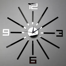 Creative Home Wall Clock Western style Simple Fashion Mute DIY Mirror Wall Clock Wall Stickers Clock 2024 - buy cheap