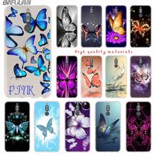 Blue Butterfly cover Soft Silicone Cases For Huawei Mate 10 Lite 10 20 Lite Pro 20X S Y5 2017 Y9 2018 2019 NOVA 3 3i 4 y7 2024 - buy cheap