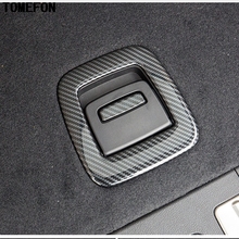 TOMEFON-pegatina Interior de fibra de carbono abs para coche, cubierta embellecedora de manija de interruptor de maletero para BMW X3 G01 G08 2018 2024 - compra barato