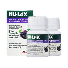 Австралия NuLax слабительная таблетка с Сенной черносливом для стимуляции опорожнения кишечника лечение запоров в ночное время облегчение веган 2024 - купить недорого