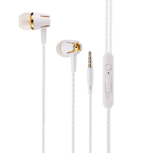 HAOBA 3.5mm Earphone in-ear Earbuds Stereo Sound Metal Bass for iPhone Xiaomi Samsung Sport With Mic 2024 - buy cheap
