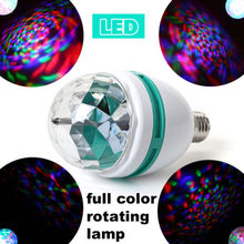 NEW 5 X E27 Colorful Rotating RGB 3W 4W Spot Light LED Bulb Lamp for Disco/Party 2024 - buy cheap