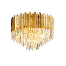 Lámpara de techo dorada simple, luz moderna de lujo, estilo de diseñador, sala de estar, dormitorio, k9, luz led de cristal 2024 - compra barato